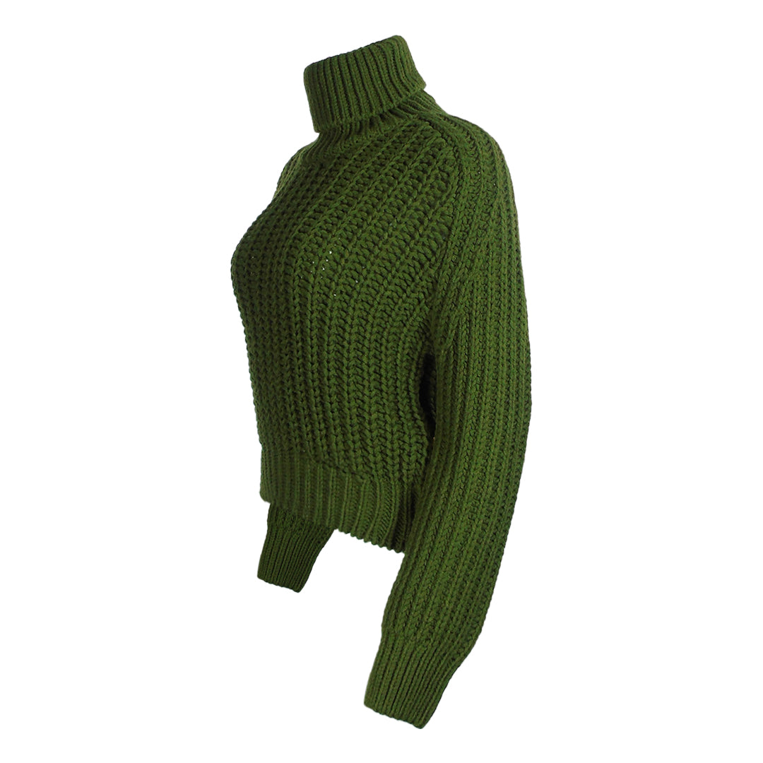 Parajumpers Knitted Dark Green Sweater S