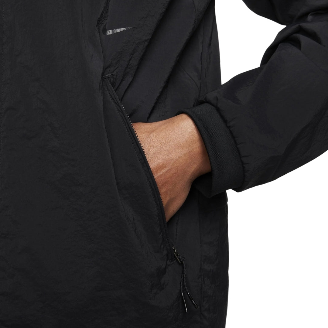 Nike Plain Black Training Jacket S