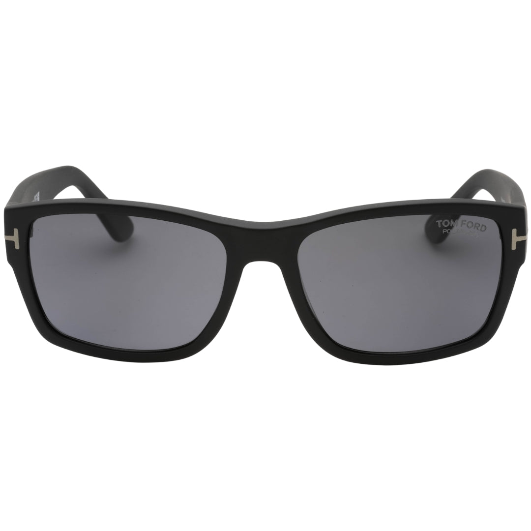 Tom Ford Smoke Polarized Matte Black Sunglasses One Size