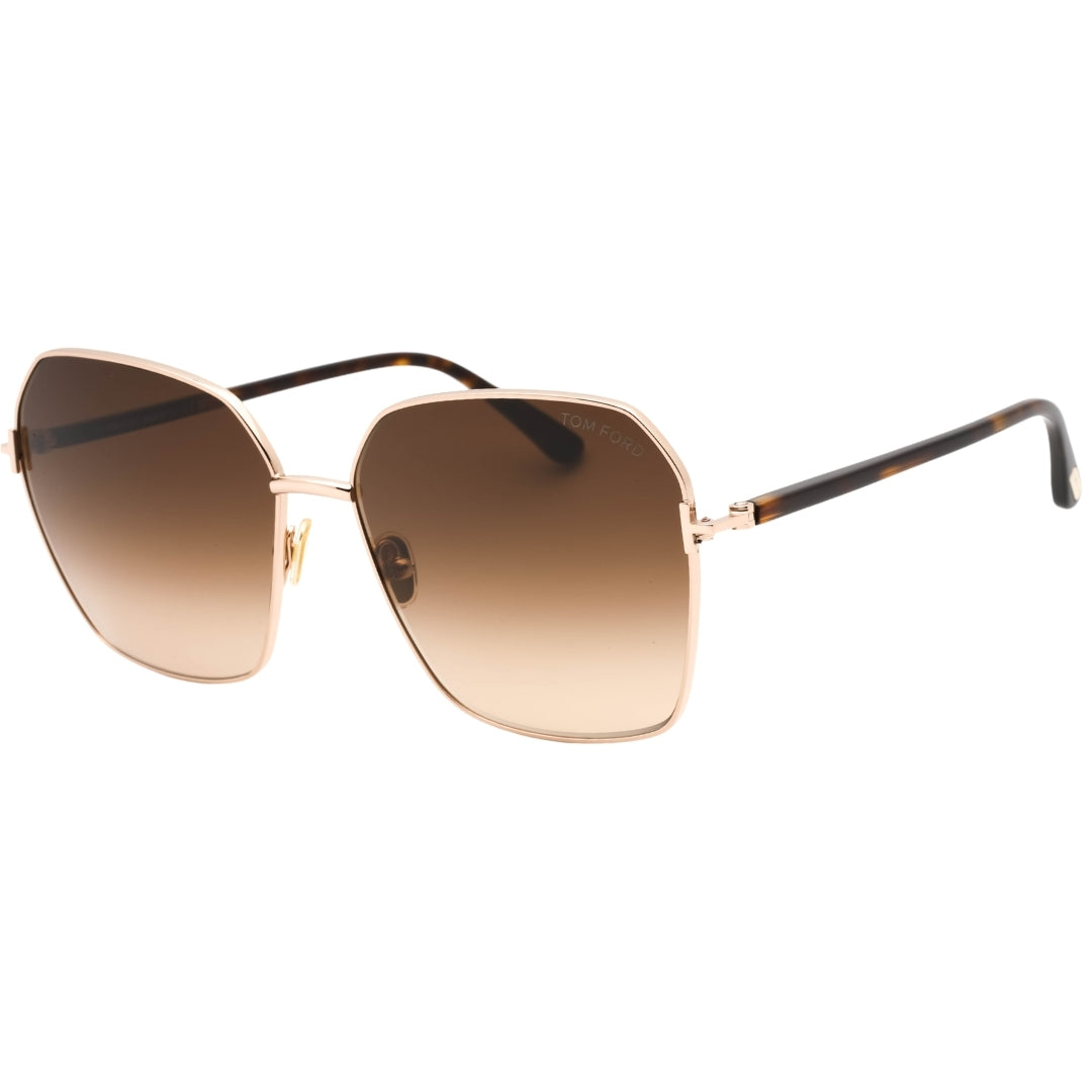 Tom Ford Gradient Brown Lens Dark Havana Sunglasses One Size