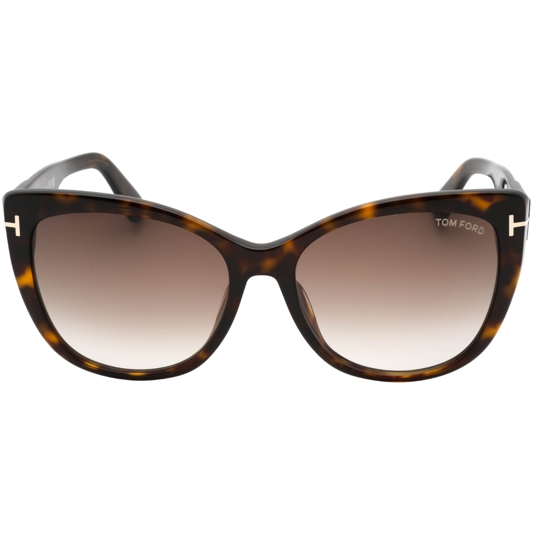 Tom Ford Gradient Roviex Dark Havana Brown Sunglasses One Size