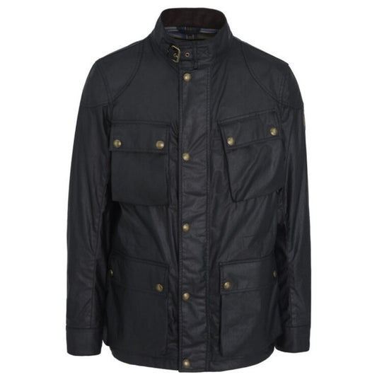 Belstaff Fieldmaster Black Waxed Jacket