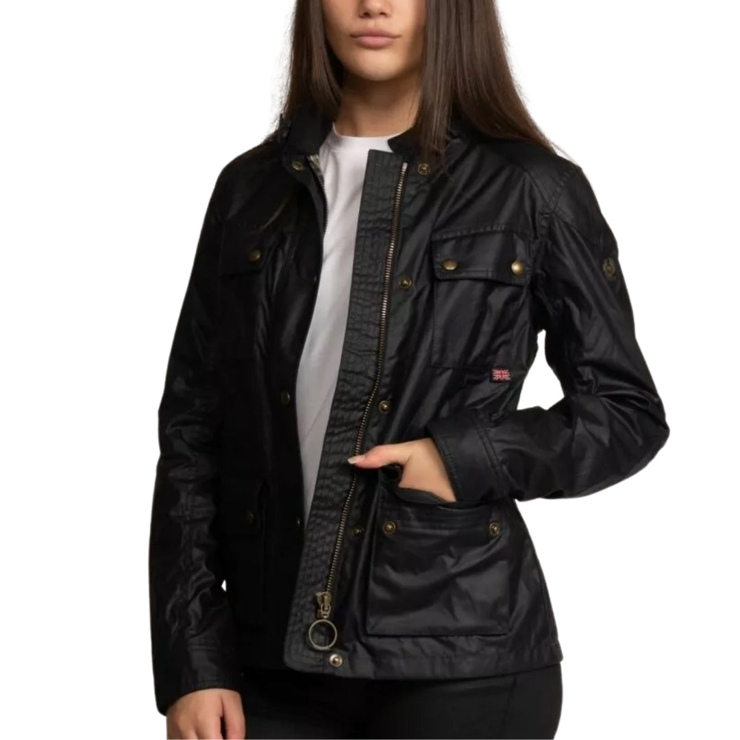 Belstaff Fieldmaster Black Waxed Jacket