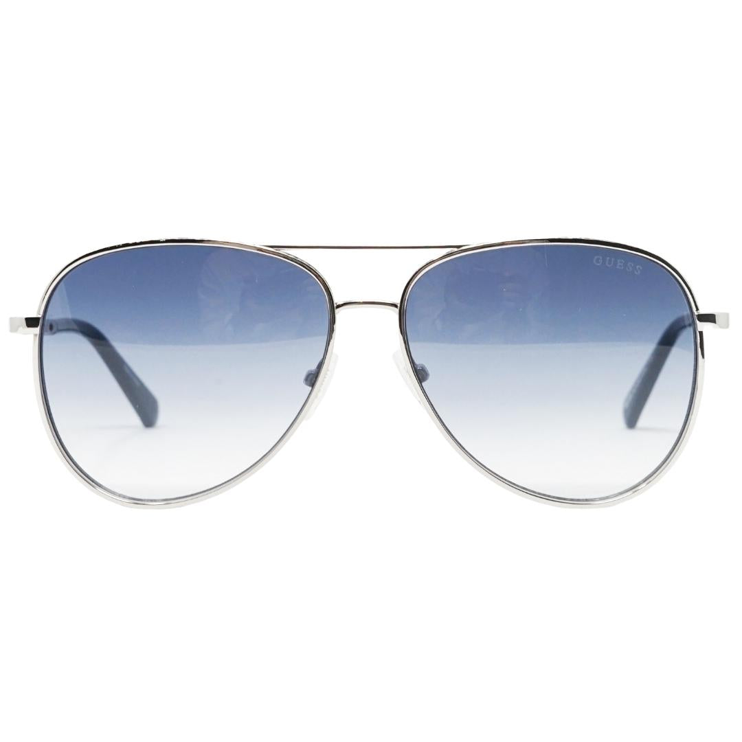 Guess Round Shiny Dark Nickeltin Sunglasses