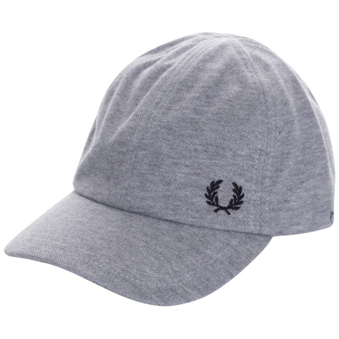 Fred Perry Brand Logo Pique Grey Classic Cap