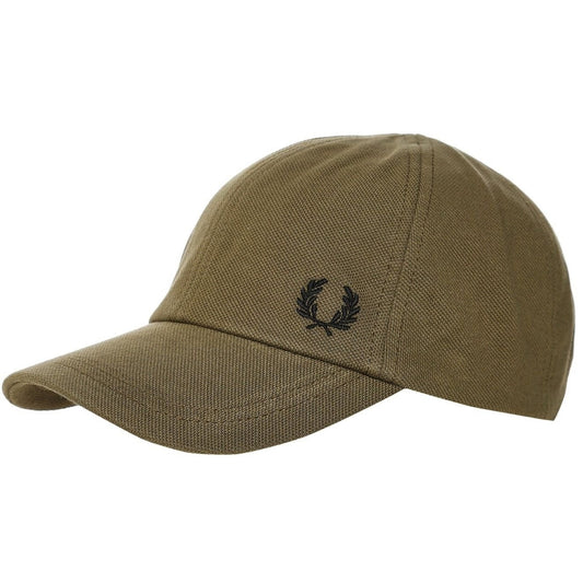 Fred Perry Brand Logo Pique Green Classic Cap