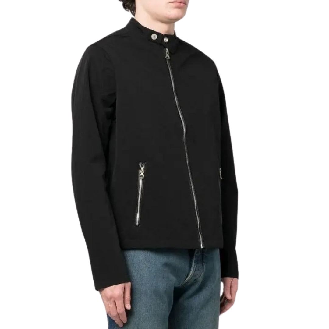 Diesel Plain Black Thin Jacket S