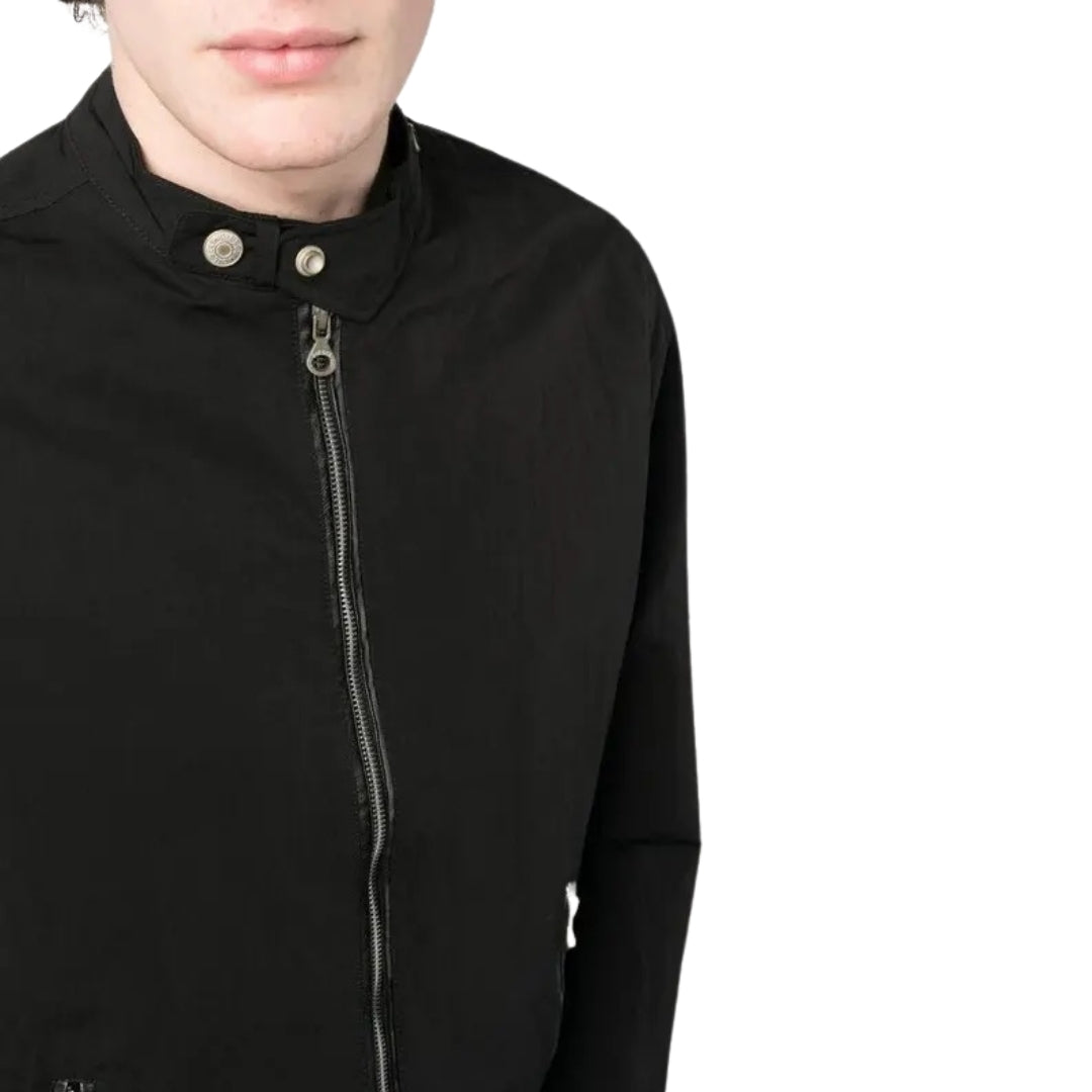 Diesel Plain Black Thin Jacket S