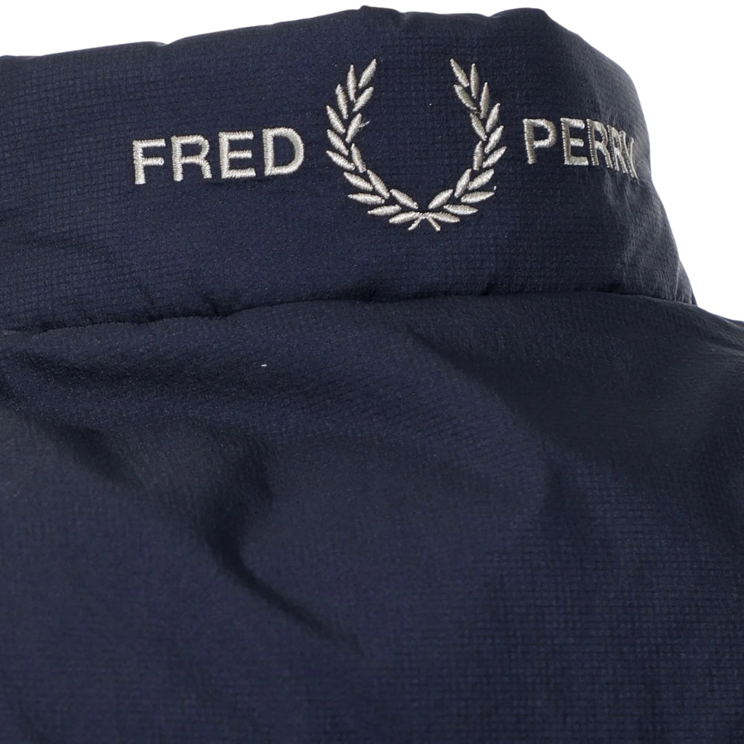 Fred Perry Insulated Navy Blue Gilet Jacket XS