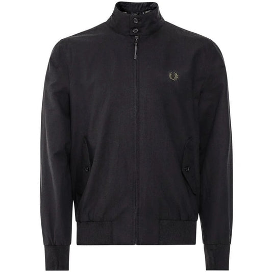 Fred Perry Plain Black Jacket S