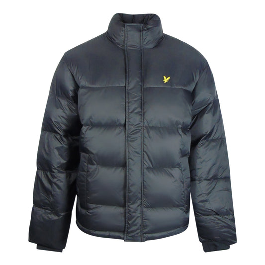 Lyle & Scott Black Wadded Puffer Jacket M