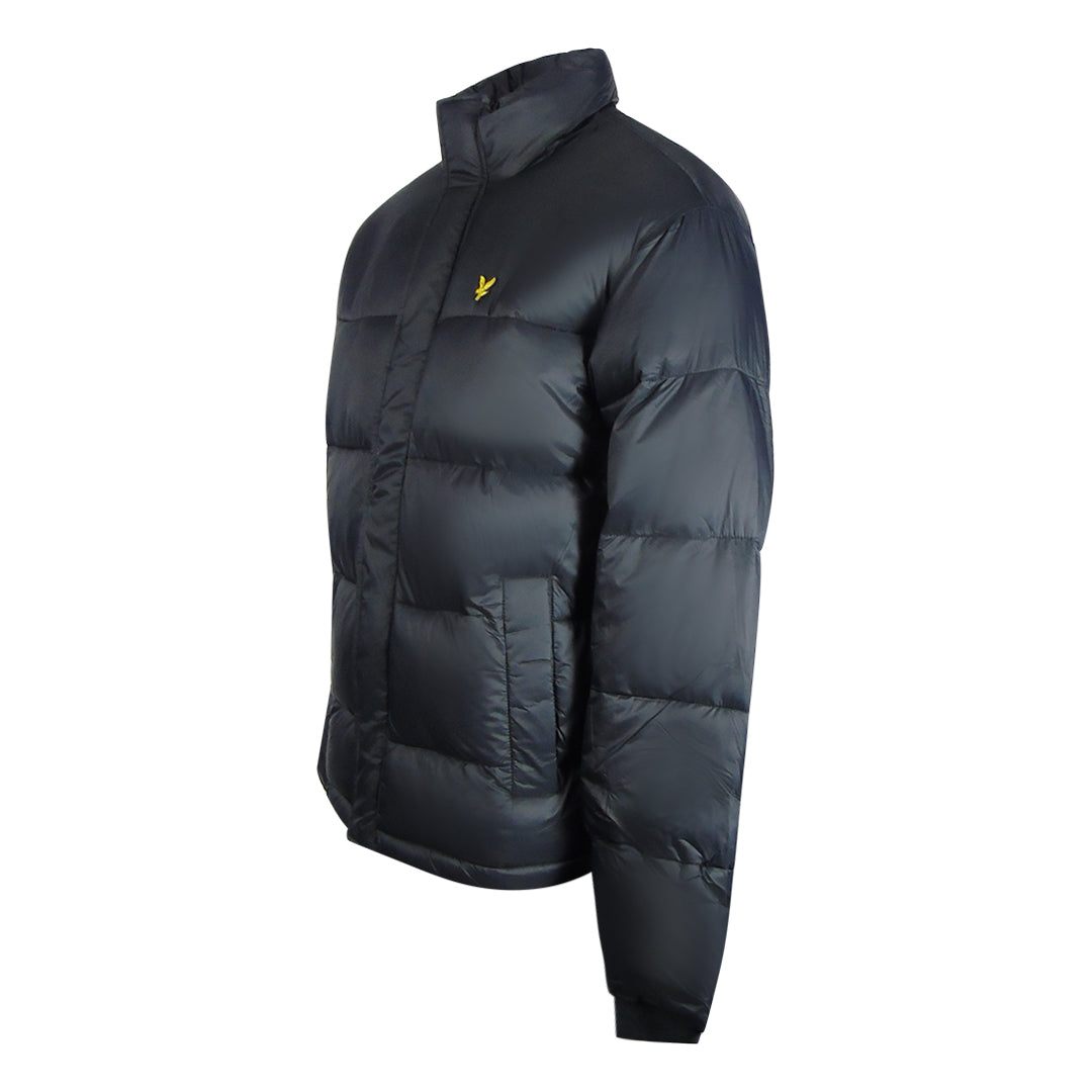 Lyle & Scott Black Wadded Puffer Jacket M