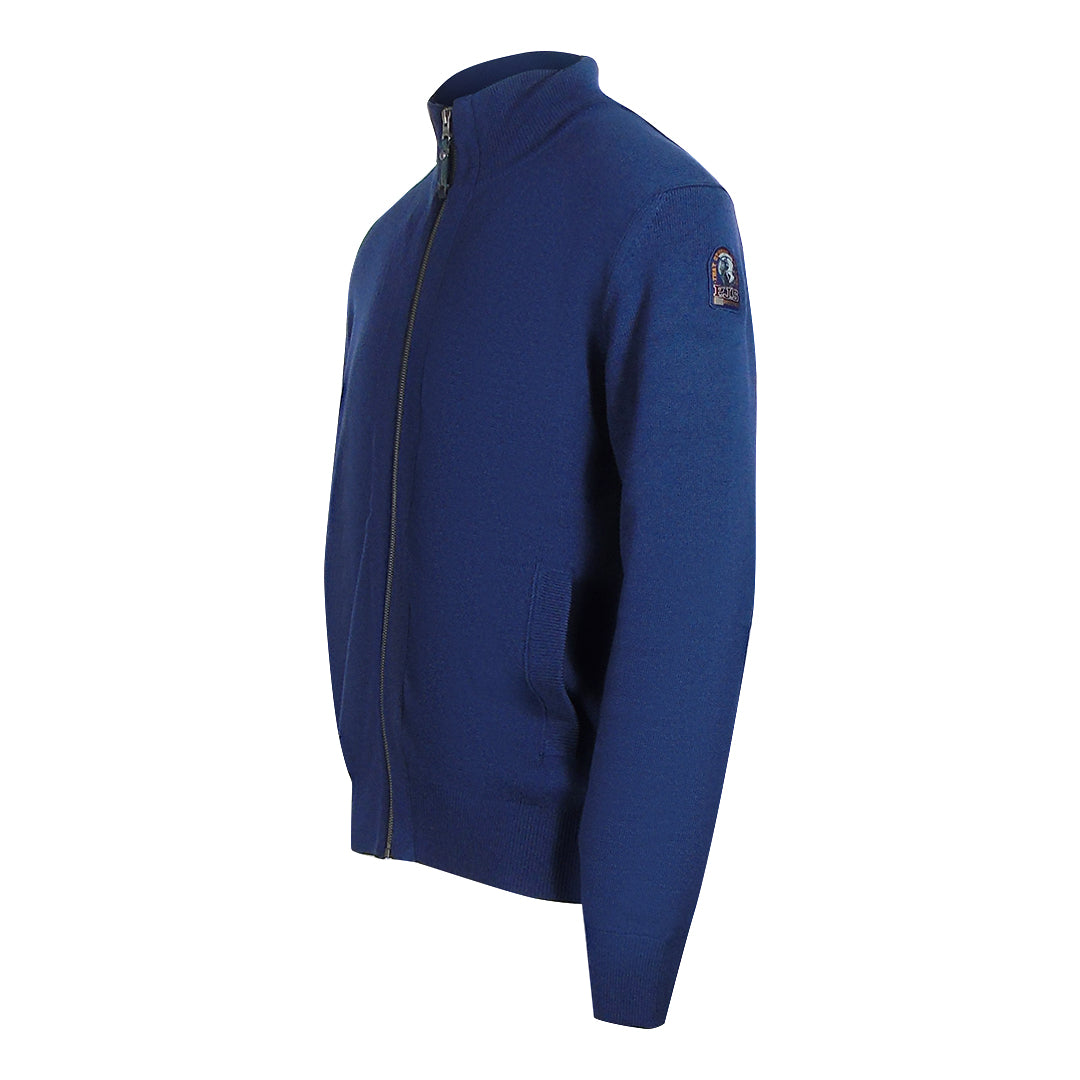 Parajumpers Jordon Peacot Dark Blue Zip-Up Sweatshirt L