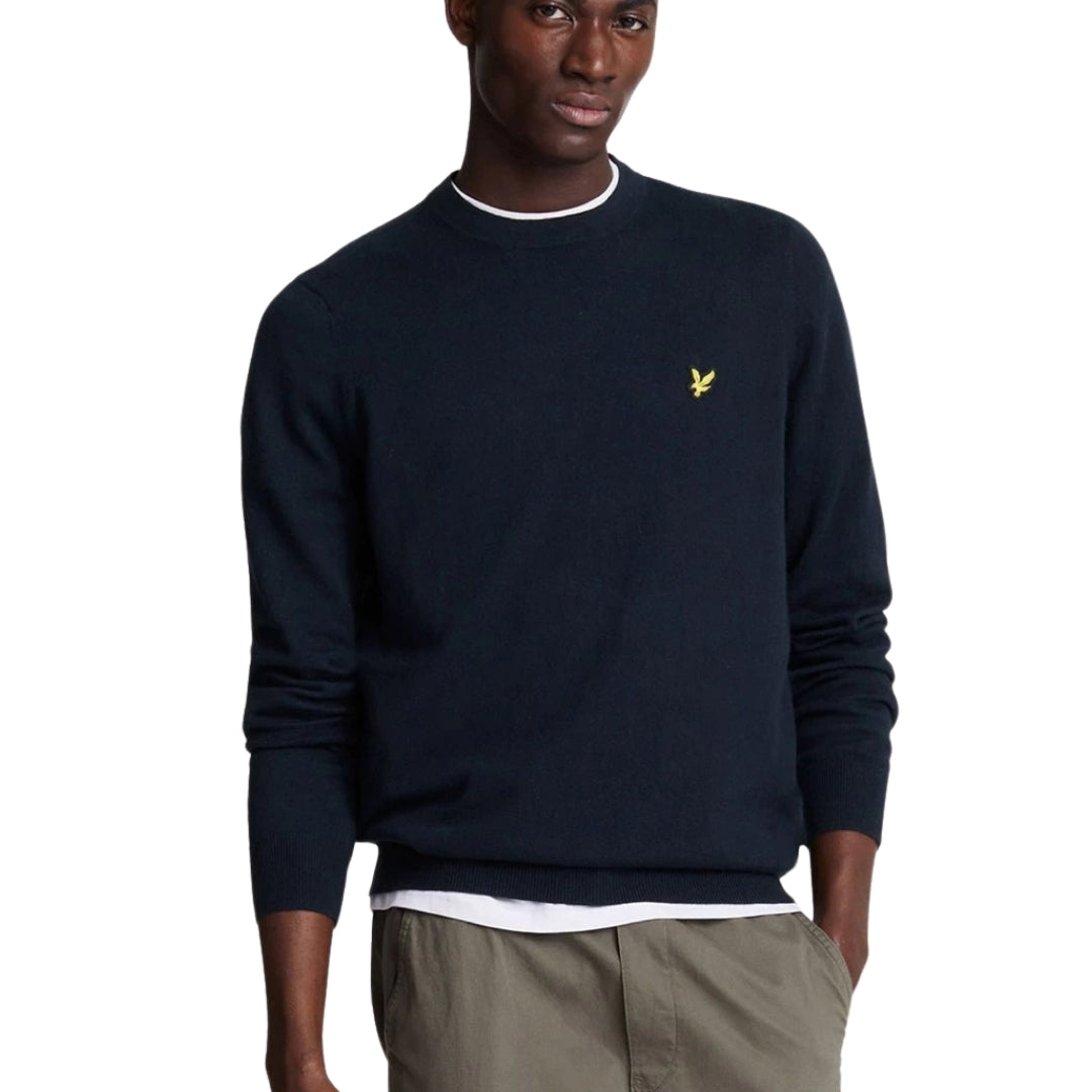 Lyle & Scott Crew Neck Dark Navy Pull Over Jumper S