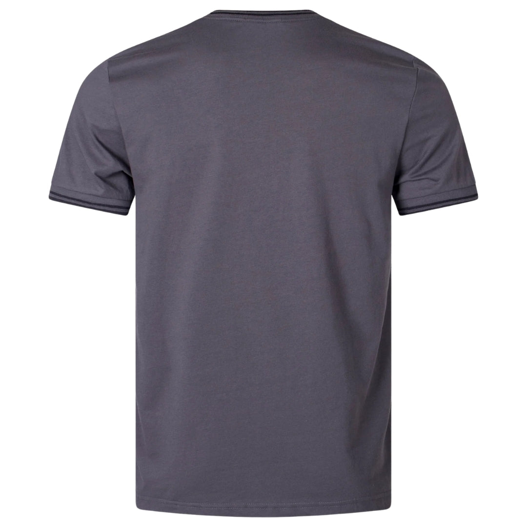 Fred Perry Twin Tipped Gunmetal Grey T-Shirt S