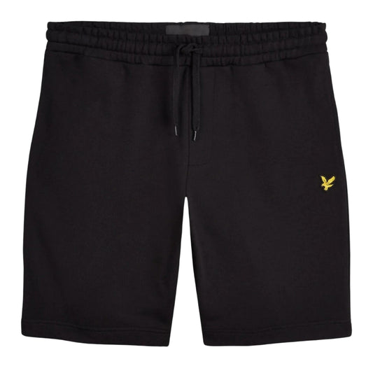 Lyle & Scott Plain Jet Black Sweat Shorts