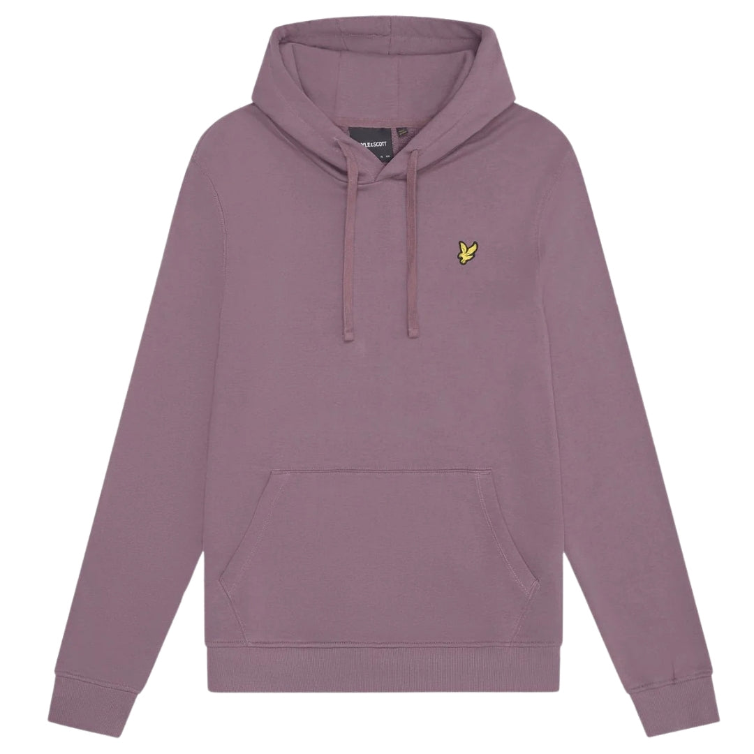 Lyle & Scott Branded Highland Mauve Purple Pull-over Hoodie M