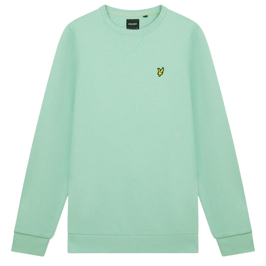 Lyle & Scott Logo Plain Turquoise Shadow Sweatshirt