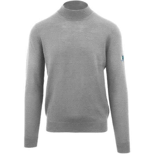 Aquascutum Mock Neck Grey Jumper