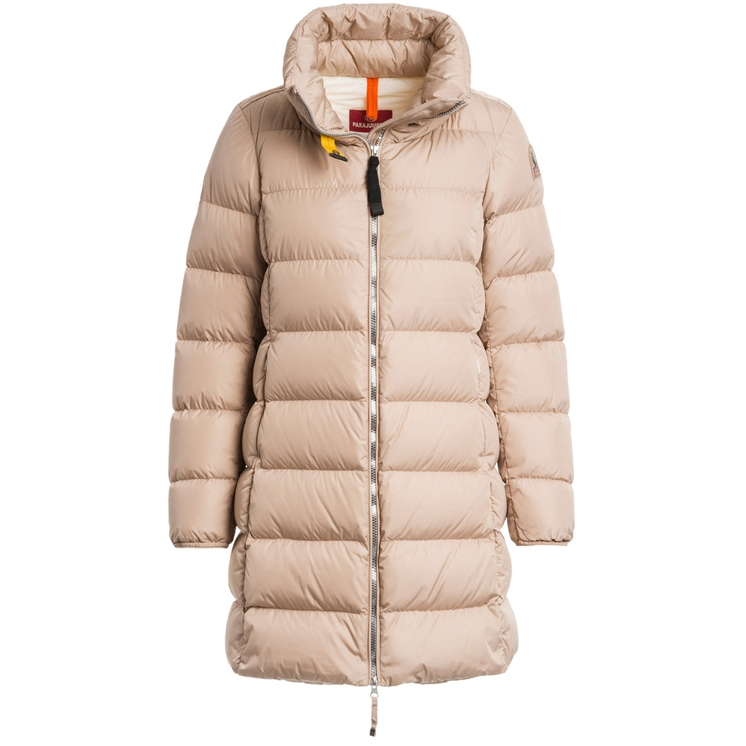 Parajumpers Malandra Beige Long Down Jacket S