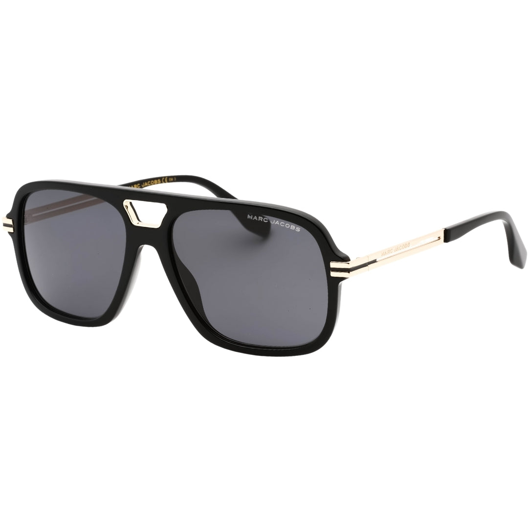 Marc Jacobs Black Framed Gold Sunglasses One Size