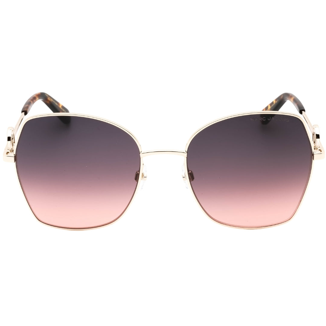 Marc Jacobs Pink Shaded Lens Gold Sunglasses One Size