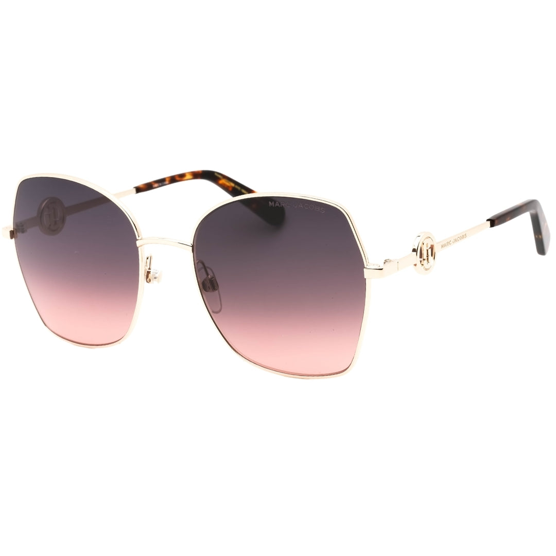 Marc Jacobs Pink Shaded Lens Gold Sunglasses One Size