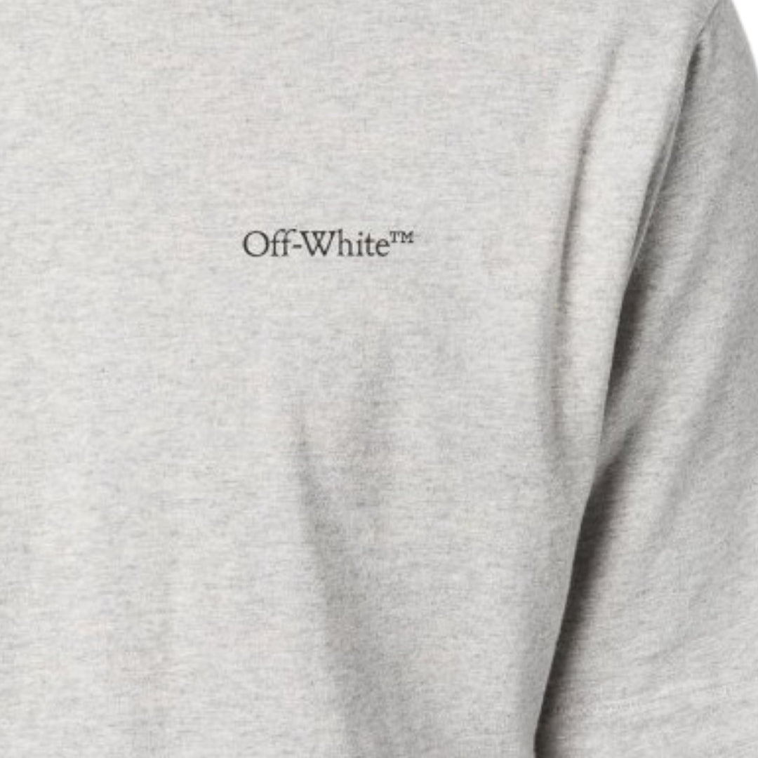 Off-White Jumbo Arrow Long Sleeve Grey Double T-Shirt XS