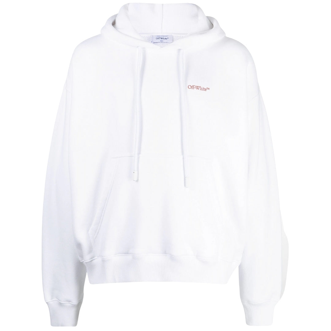 Off-White Scratch Tab White Skate Fit Hoodie XS