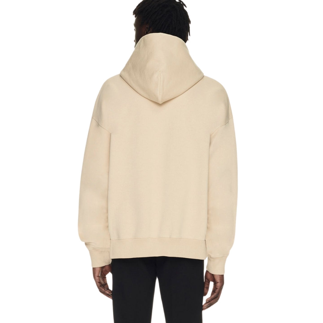 Off-White Script Logo Opposite Over Skate Fit Beige Hoodie L