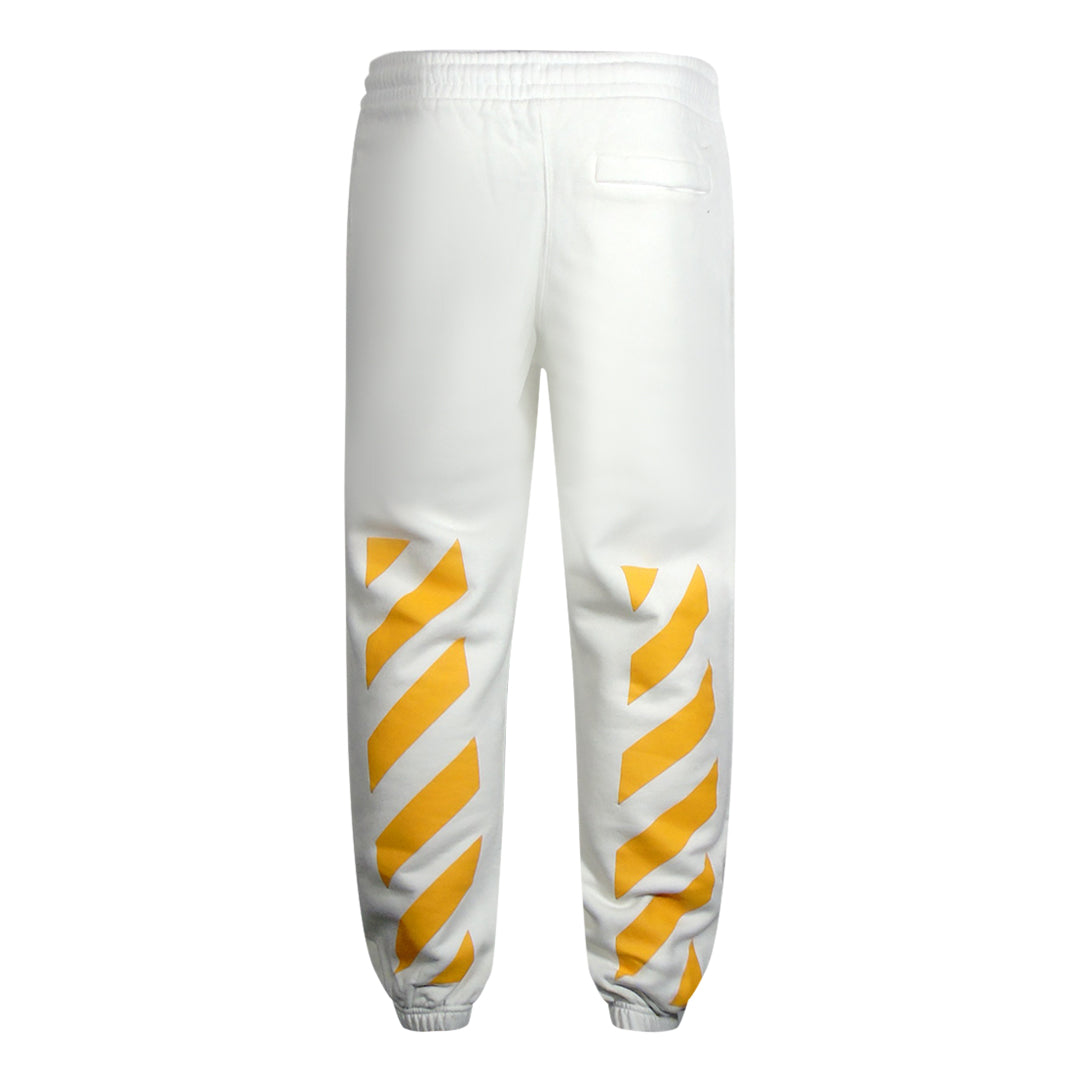 Off-White Caravaggio Painting Shorten Logo White Sweatpants XS