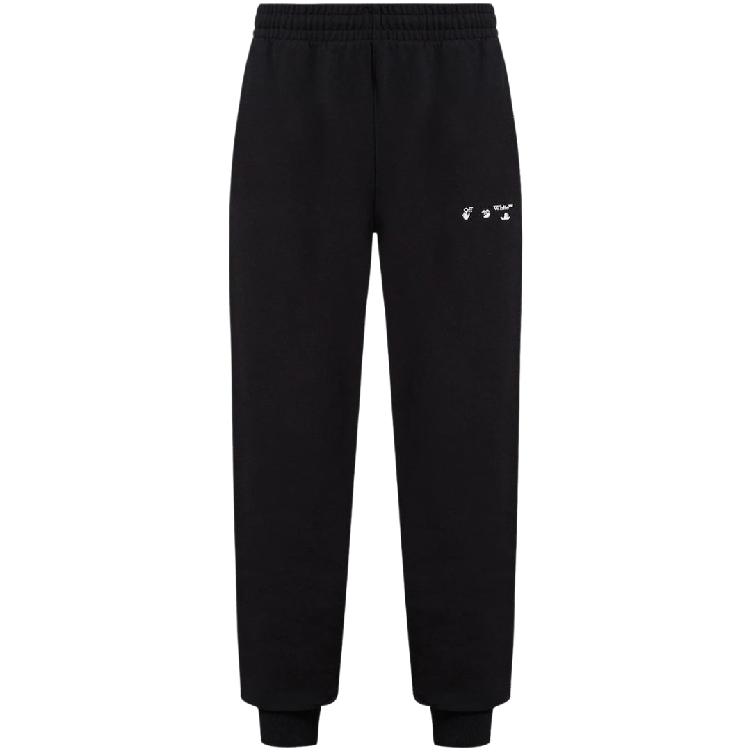 Off-White Logo Slim Cuffed Black Sweatpants M