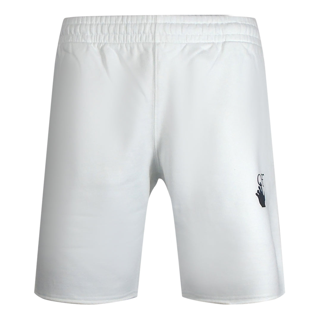 Off-White Caravaggio Arrow White Sweat Shorts XS