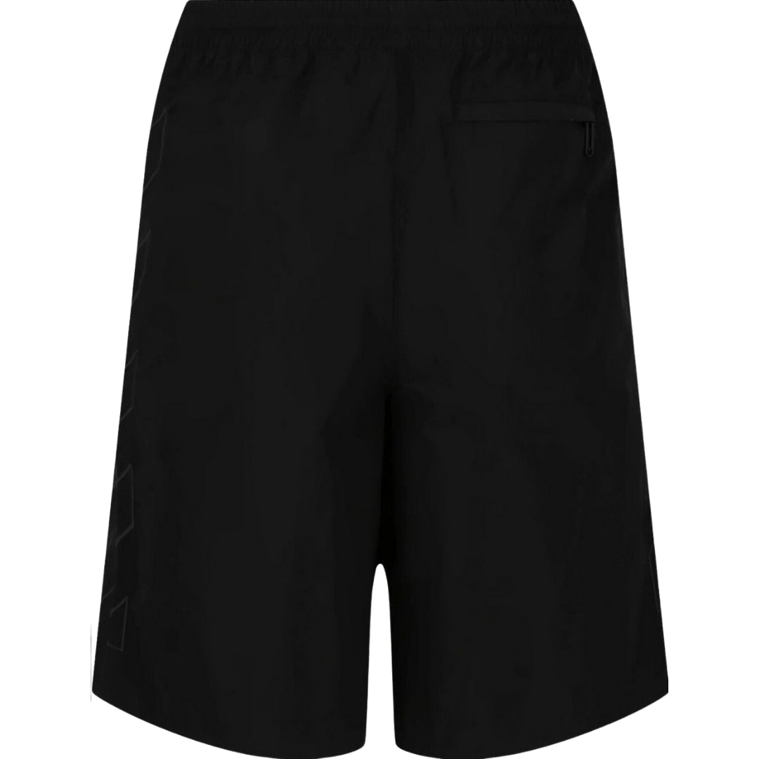 Off-White Diag Outline Black Track Shorts L