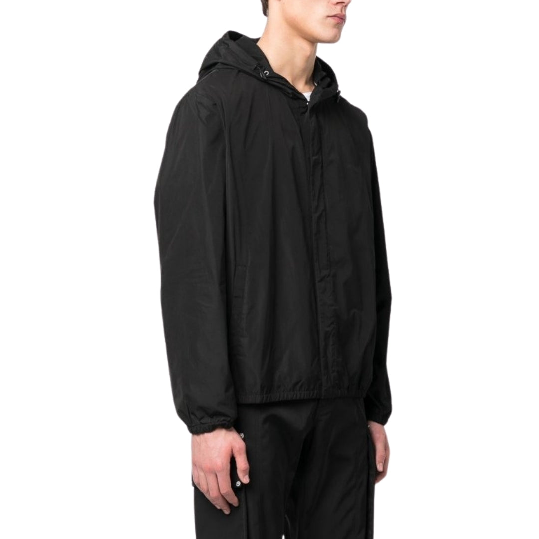 Off-White Diag Tab Windbreaker Black Jacket XS