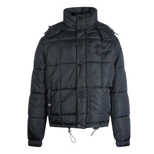 Off-White Quilted Black Puffer Jacket M