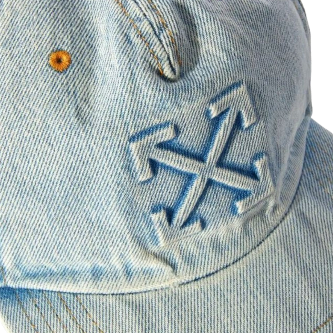 Off-White Arrow Denim Baseball Cap Light Blue