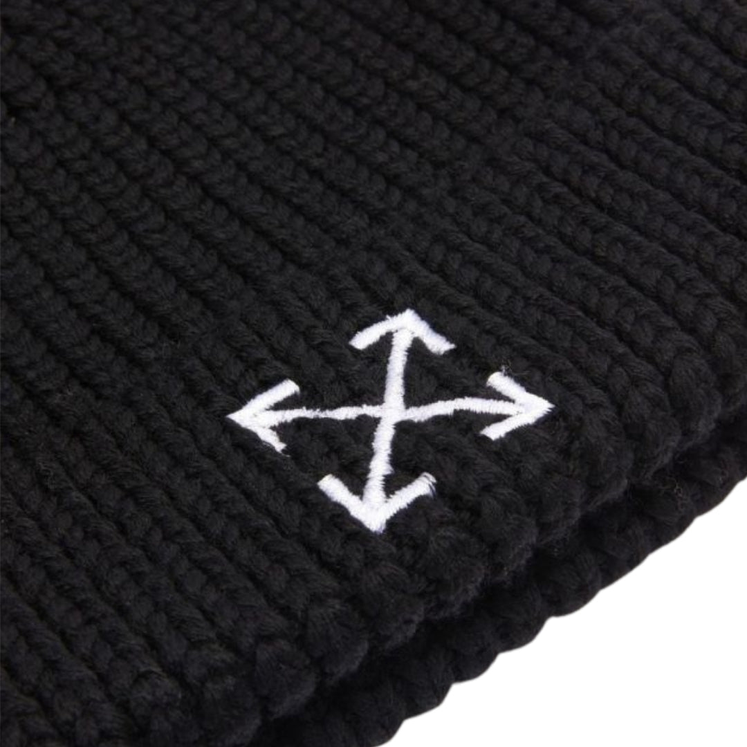 Off-White Arrow Logo Black Beanie