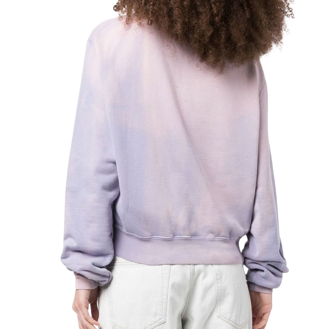 Off-White Purple Laundry Crop Sweatshirt XS