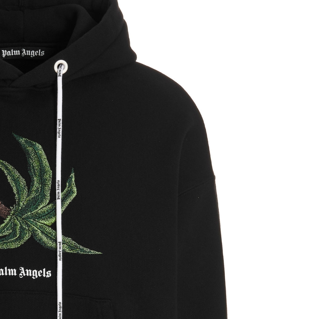 Palm Angels Broken Palm Black  Hoodie