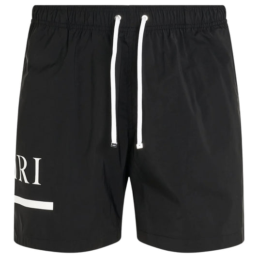 Amiri MA Bar Black Swim Shorts S