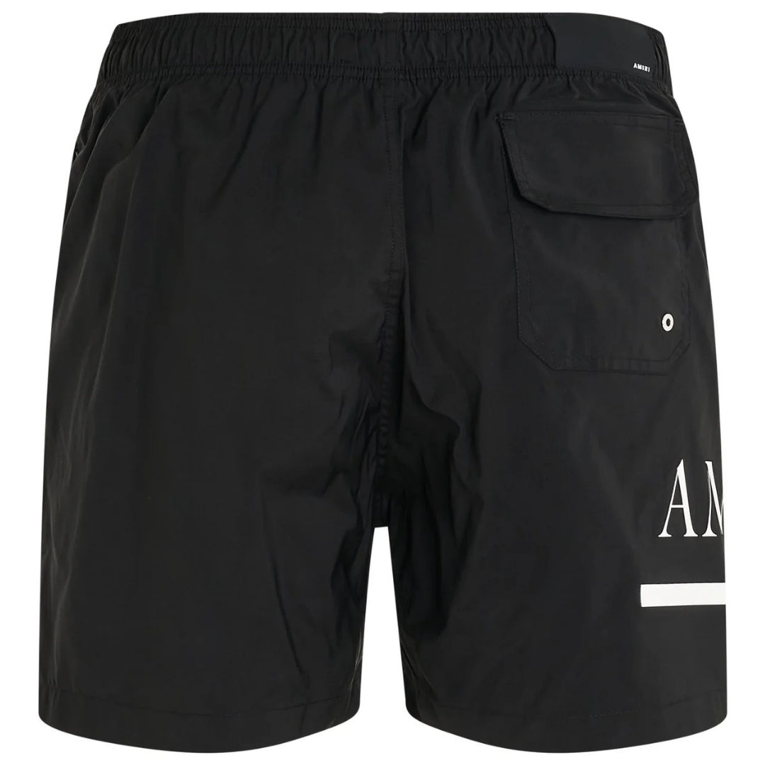 Amiri MA Bar Black Swim Shorts S