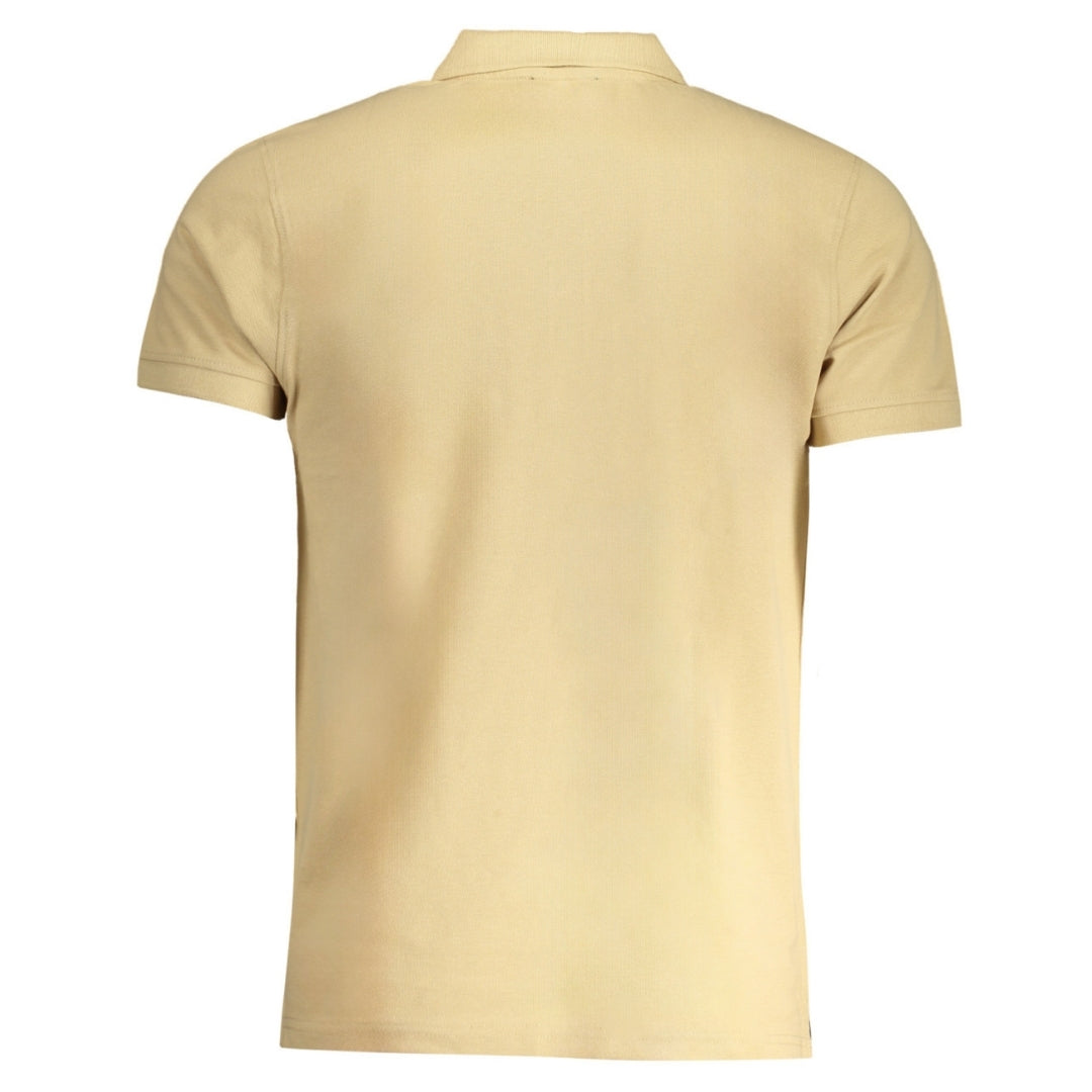 Cavalli Class Bold Logo Beige Polo Shirt m