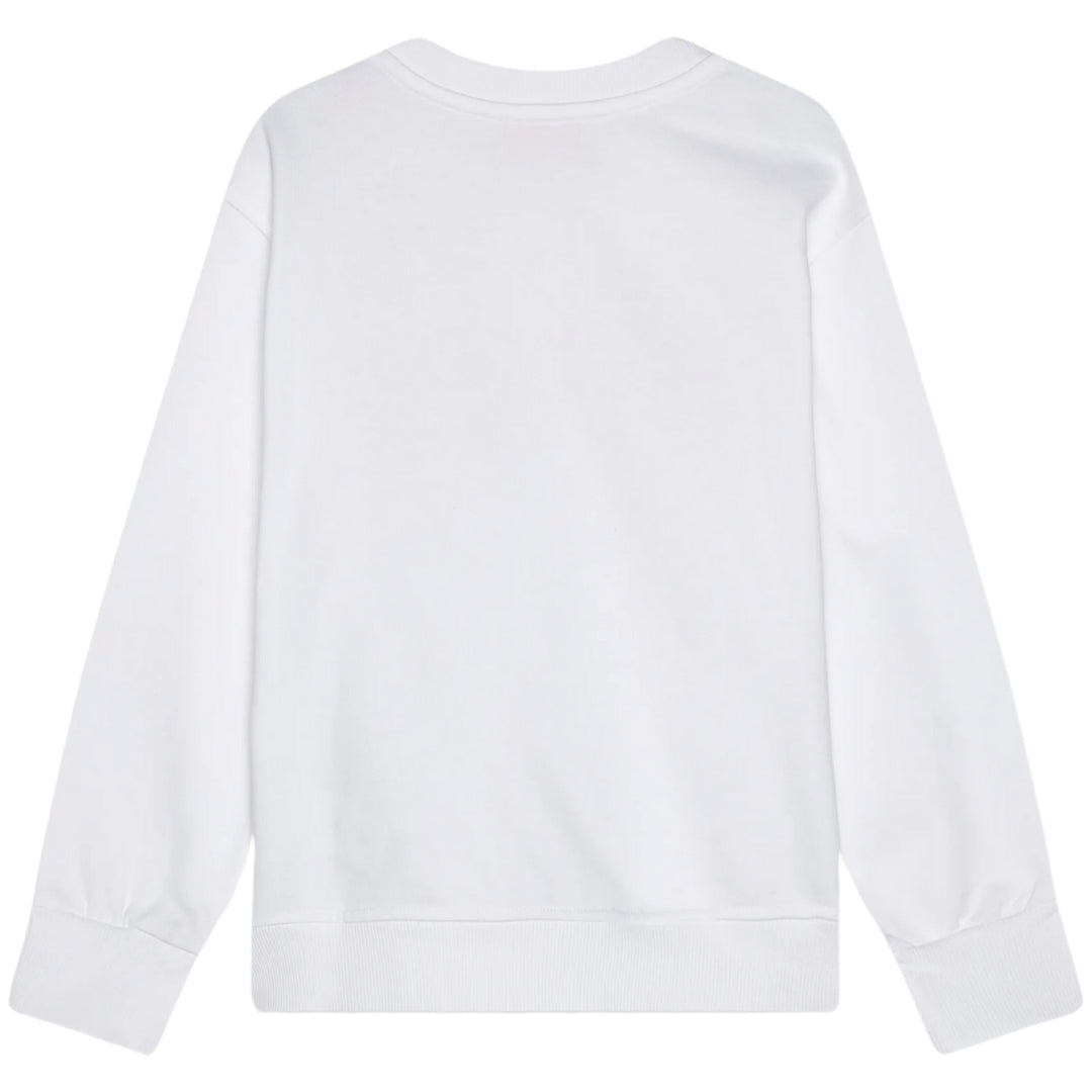 Diesel Blurred Logo White Sweatshirt S