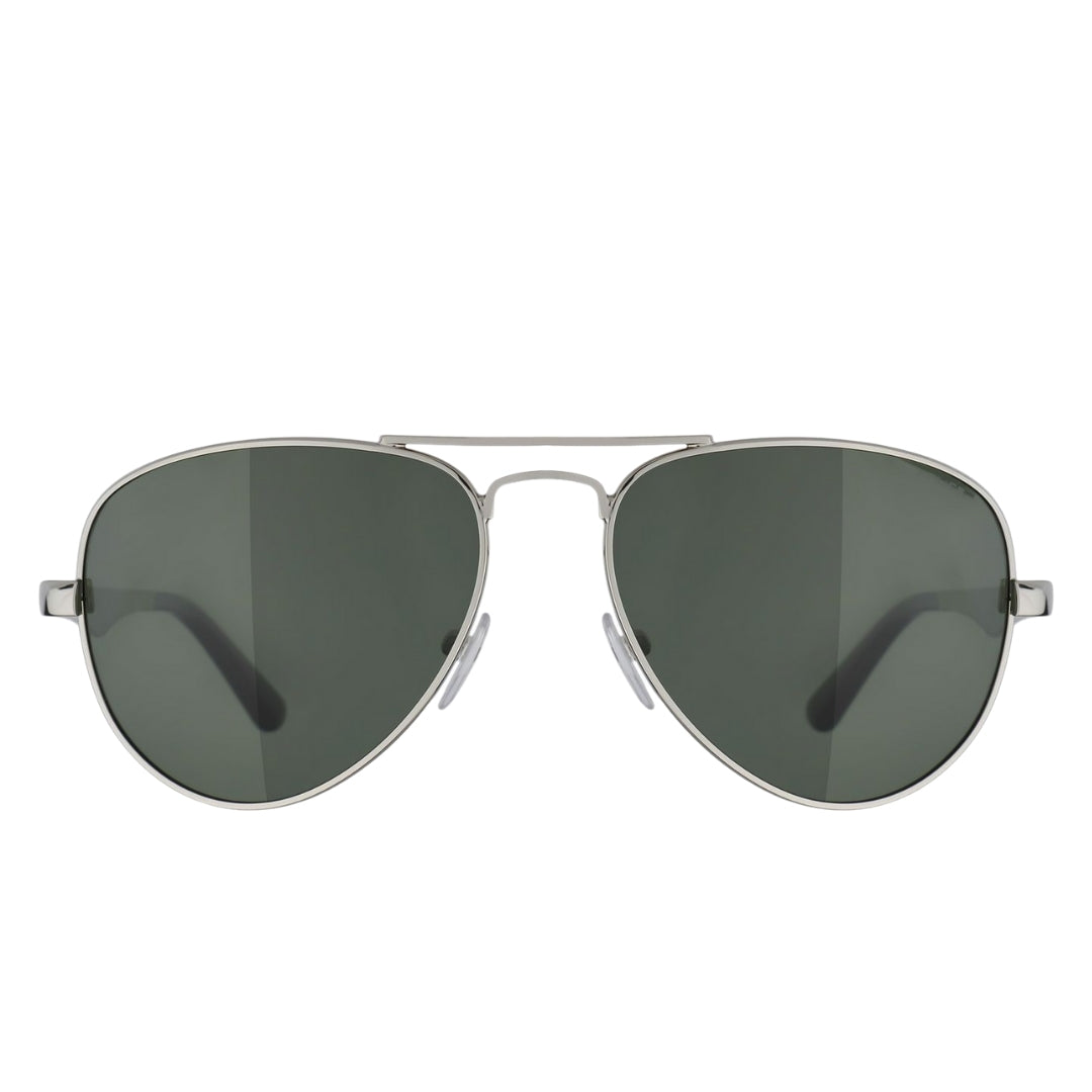 Police Silver Aviator Sunglasses