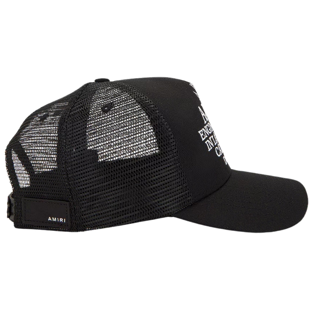 Amiri Pegasus Trucker Black Hat