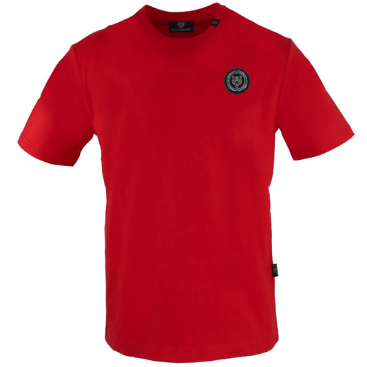 Plein Sport Small Circle Chest Logo Red T-Shirt S