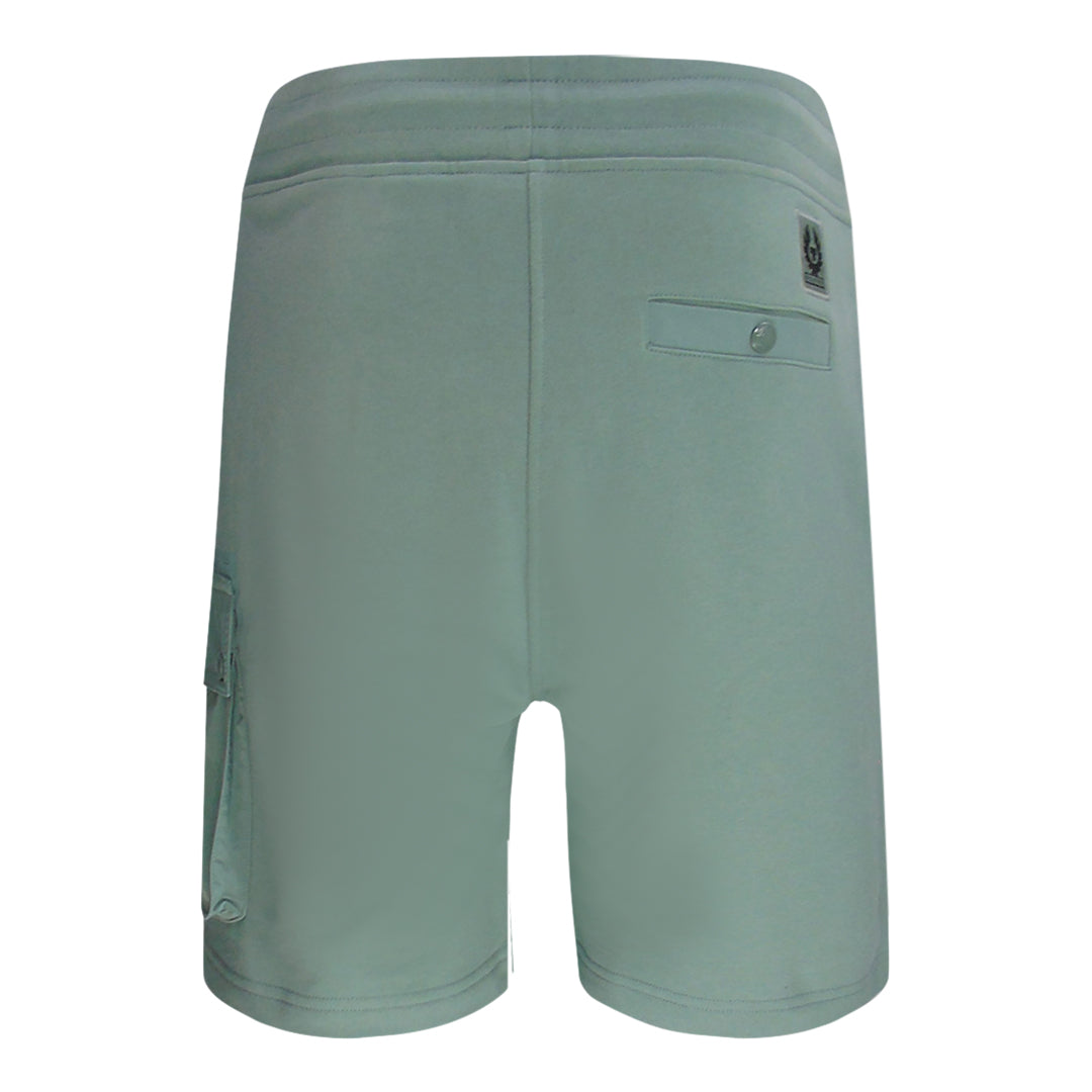 Belstaff Tide Steel Green Sweat Shorts XS