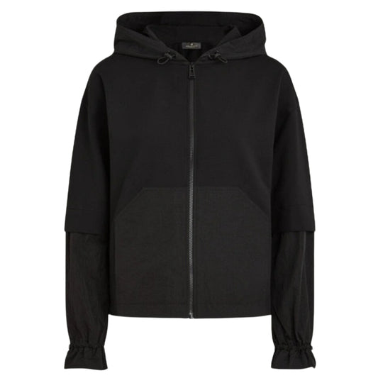 Belstaff Torque Black Zip-Up Sweatshirt XS