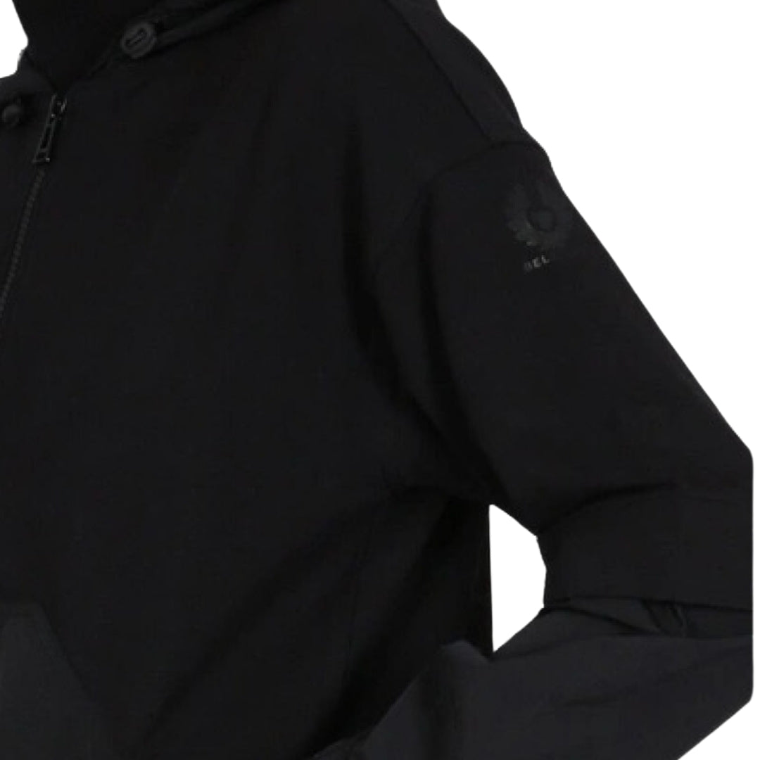 Belstaff Torque Black Zip-Up Sweatshirt XS